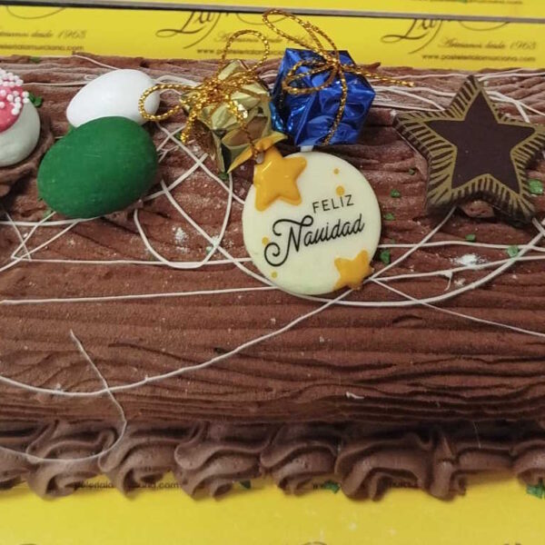 Tronco turrón-choco